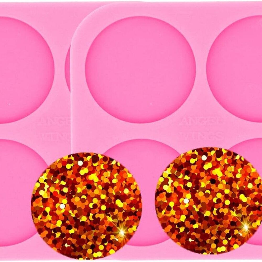 Super Glossy Resin Mold Phone Grip Epoxy Molds, Silicone Molds for Badge Reel DI